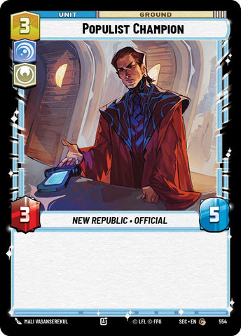 Populist Champion (554) (Foil) (554) [Secrets of Power]