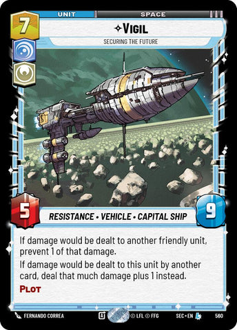 Vigil - Securing the Future (Foil) (560) (560) [Secrets of Power]