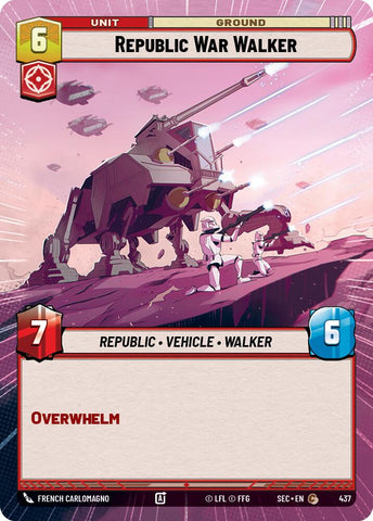 Republic War Walker (437) (Hyperspace) (437) [Secrets of Power]