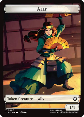 Ally (0007) // Clue (0018) Double-Sided Token [Avatar: The Last Airbender Tokens]