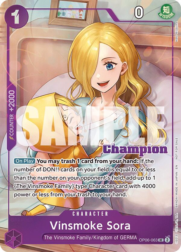 Vinsmoke Sora (CS 25-26 Winner Card Set 2) [One Piece Promotion Cards]