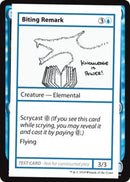 Biting Remark (2021 Edition) [Mystery Booster Playtest Cards]