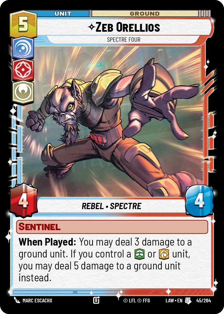 Zeb Orellios - Spectre Four (45/264) (45/264) [A Lawless Time]