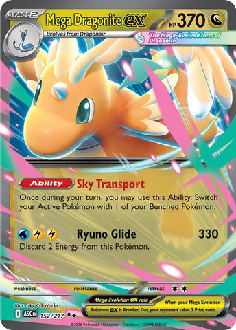 Mega Dragonite ex (152/217) [Mega Evolution: Ascended Heroes]