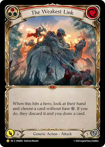 The Weakest Link (Red) (Gold) [ANQ016] (Compendium of Rathe - Antiquity Pack)