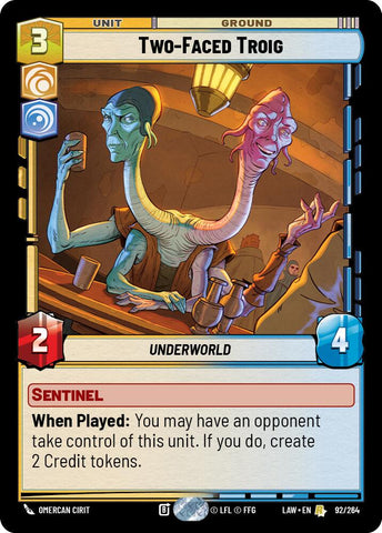 Two-Faced Troig (92/264) (92/264) [A Lawless Time]