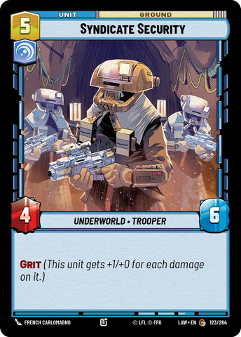 Syndicate Security (123/264) (123/264) [A Lawless Time]