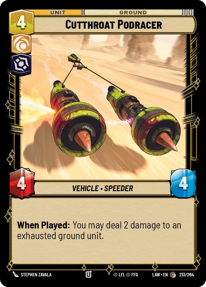 Cutthroat Podracer (213/264) (213/264) [A Lawless Time]