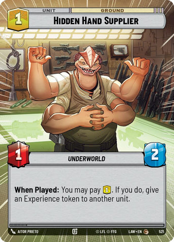 Hidden Hand Supplier (521) (Hyperspace) (521) [A Lawless Time]