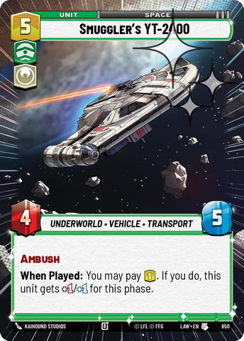 Smuggler's YT-2400 (650) (Hyperspace Foil) (650) [A Lawless Time]