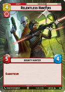 Relentless Hunters (698) (Hyperspace Foil) (698) [A Lawless Time]