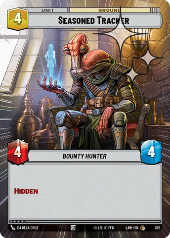 Seasoned Tracker (762) (Hyperspace Foil) (762) [A Lawless Time]