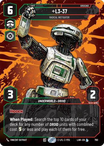 L3-37 - Radical Instigator (Prestige) (790) (790) [A Lawless Time]