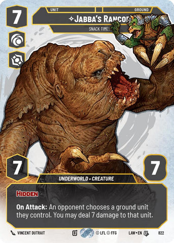 Jabba's Rancor - Snack Time! (Prestige) (822) (822) [A Lawless Time]
