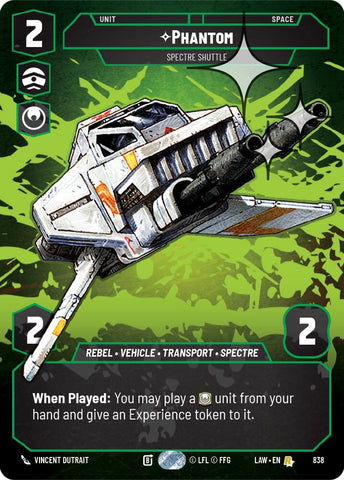 Phantom - Spectre Shuttle (Prestige Foil) (838) (838) [A Lawless Time]