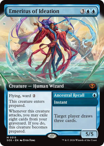 Emeritus of Ideation (Extended Art) [Secrets of Strixhaven]
