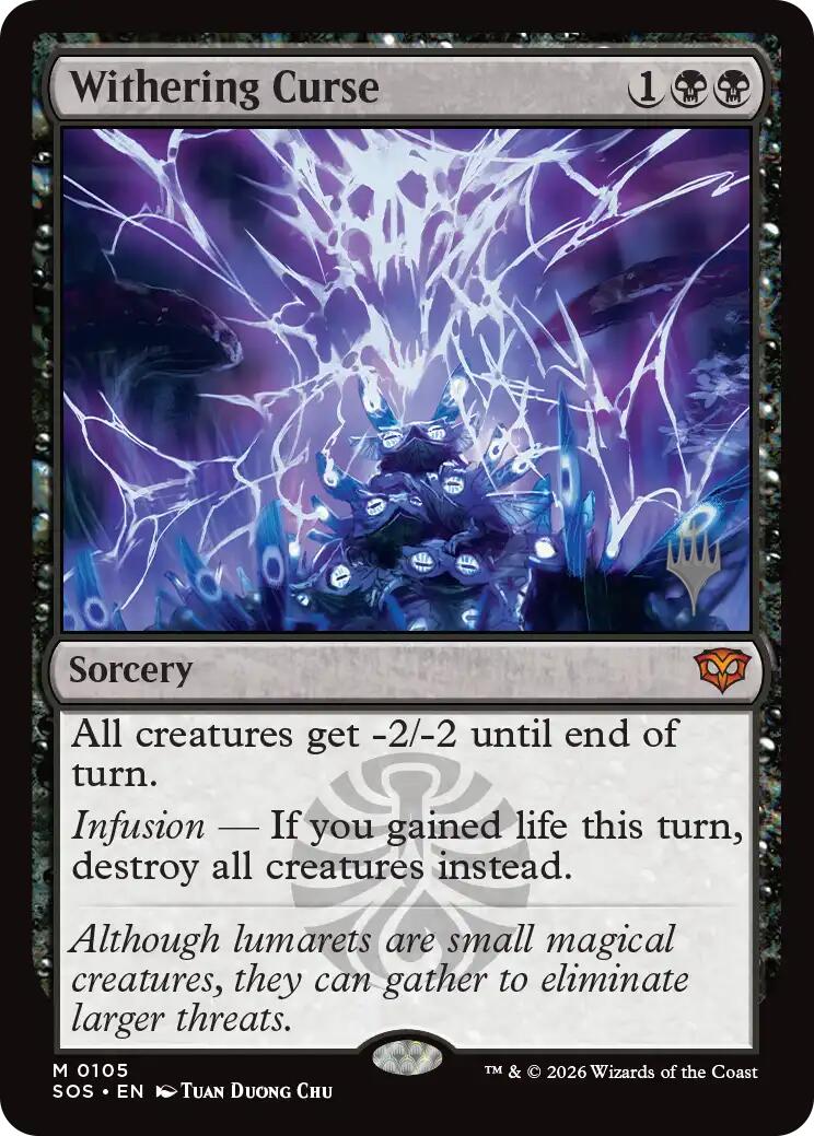 Withering Curse [Secrets of Strixhaven Promos]