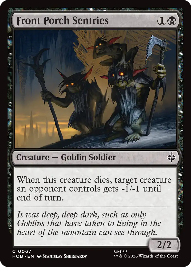 Front Porch Sentries [The Hobbit]