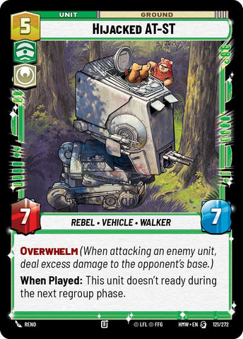 Hijacked AT-ST (121/272) (121/272) [Homeworlds]