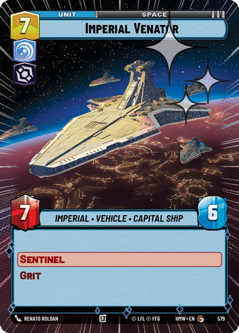 Imperial Venator (579) (Hyperspace Foil) (579) [Homeworlds]