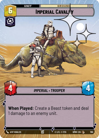 Imperial Cavalry (760) (Hyperspace Foil) (760) [Homeworlds]