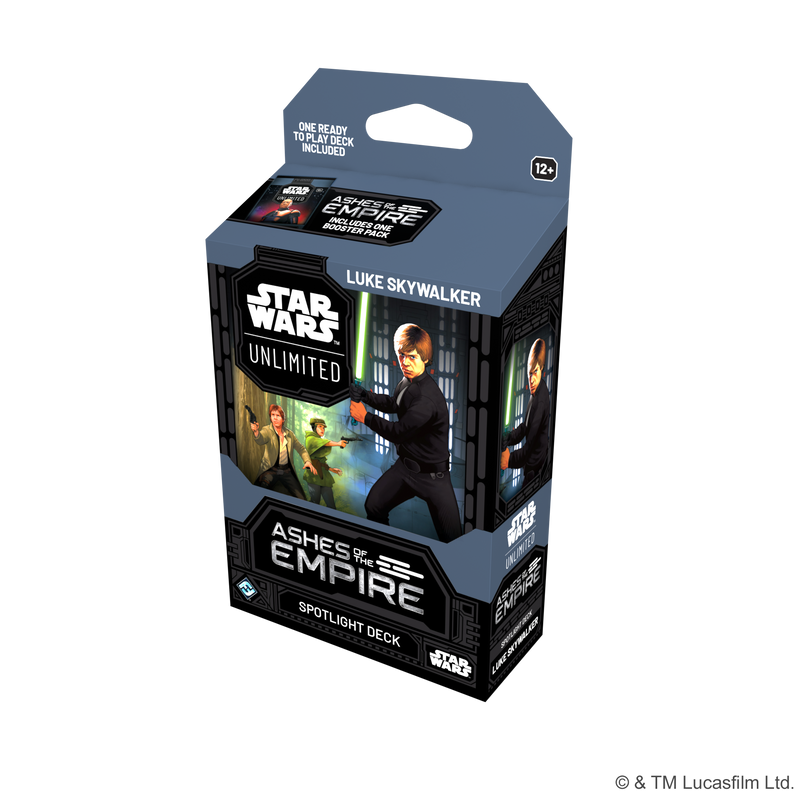 Star Wars: Unlimited Ashes of the Empire Spotlight Deck: Luke Skywalker