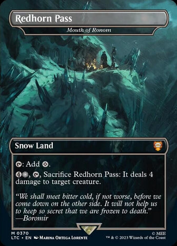 Mouth of Ronom - Redhorn Pass (Borderless) [The Lord of the Rings: Tales of Middle-Earth Commander]