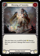 Blessing of Serenity (Yellow) [CRU042] (Crucible of War)  1st Edition Rainbow Foil