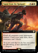 Taunt from the Rampart (Extended Art) [The Lord of the Rings: Tales of Middle-Earth Commander]