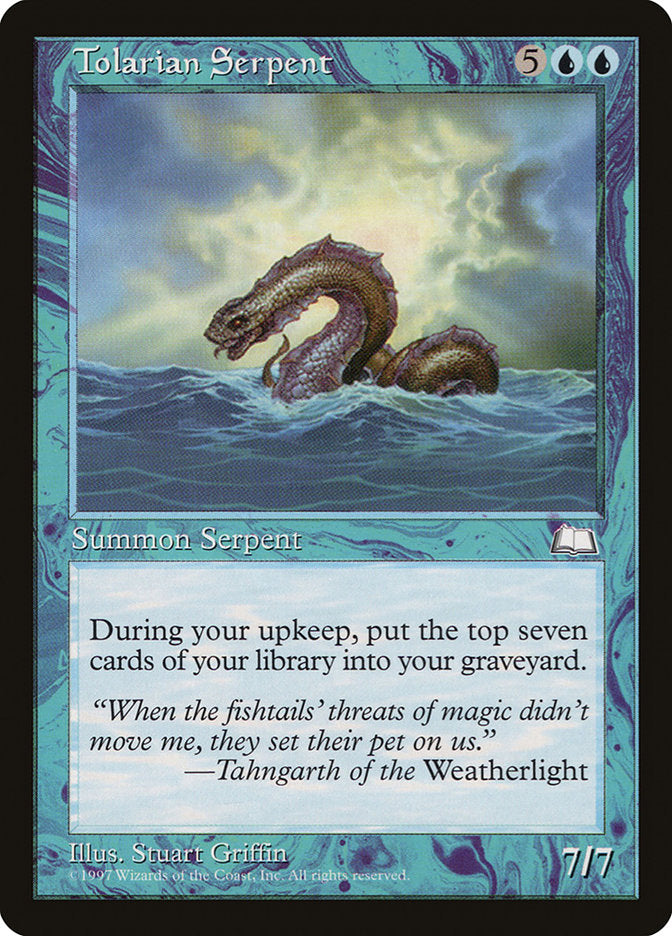 Tolarian Serpent [Weatherlight]