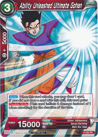 Ability Unleashed Ultimate Gohan [P-020]