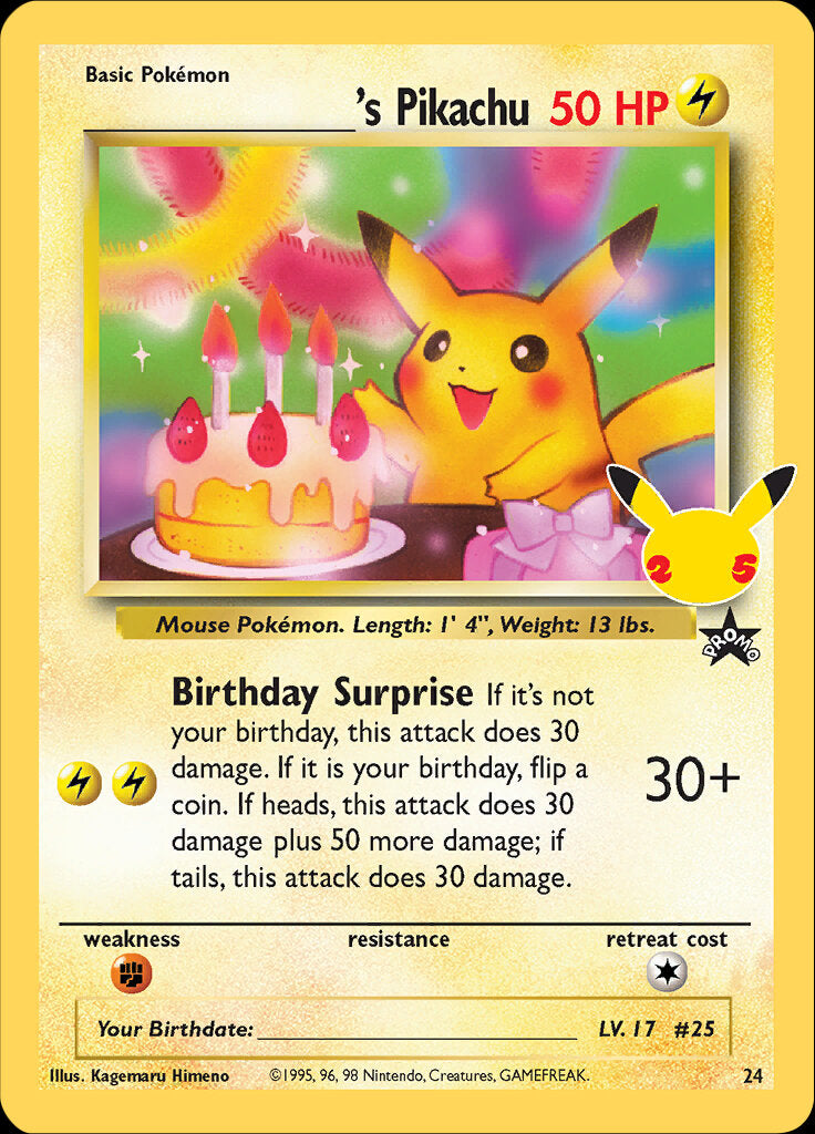 _____'s Pikachu (24) [Celebrations: 25th Anniversary - Classic Collect _____'s Pikachu (24) [Celebrations: 25th Anniversary - Classic Collect
