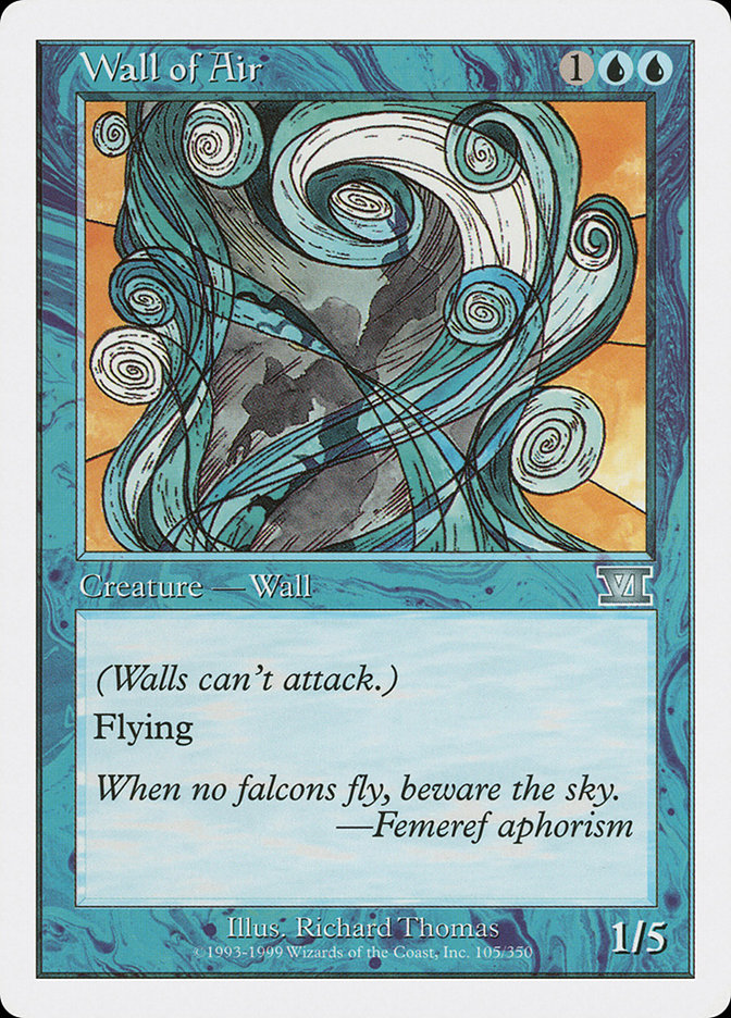 Wall of Air [Classic Sixth Edition]