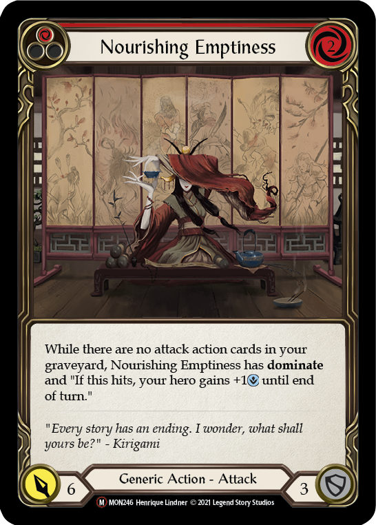 Nourishing Emptiness [U-MON246-RF] Unlimited Rainbow Foil