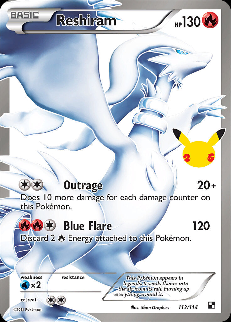Reshiram (113/114) [Celebrations: 25th Anniversary