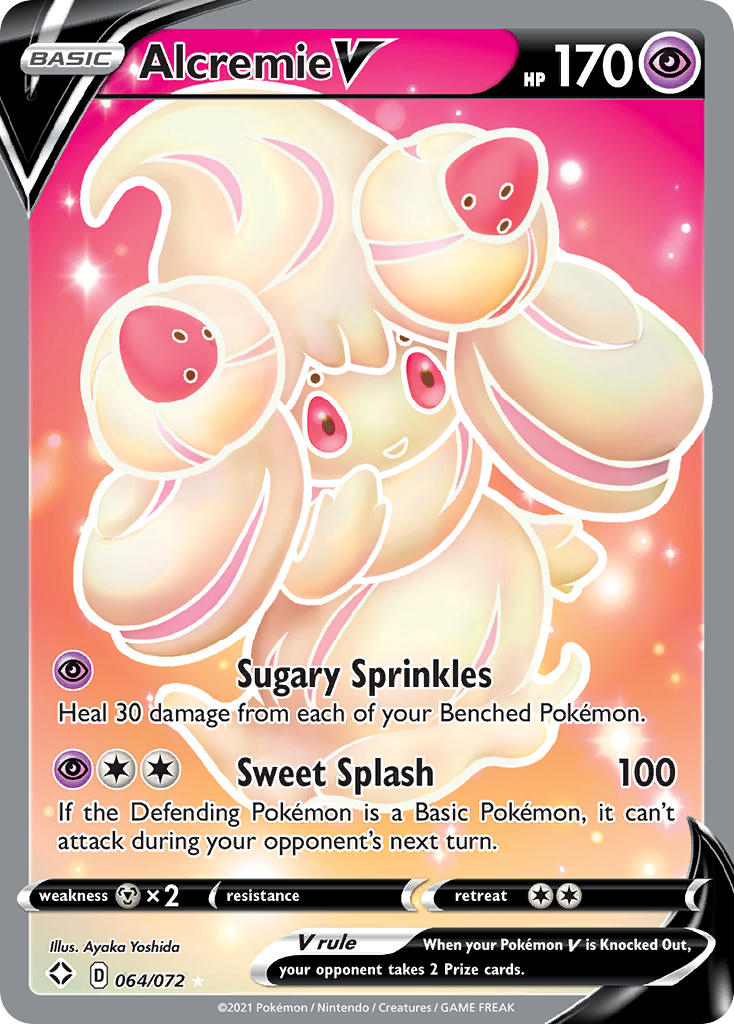 alcremie pokemon cards PSA 10 GEM MINT VMAX 023/073 1 foil card featuring Alcremie ex The Best Alcremie Deck For