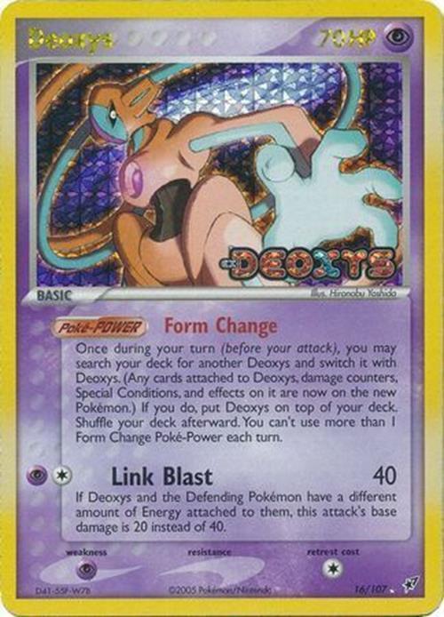 pokemon ex deoxys card list Non-Sports Cards - 2005 Nintendo Pokemon Ex Deoxys